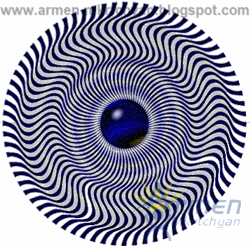 Նկարի կենտրոնին նայելով շարժեք Ձեր գլուխը վերեվ: